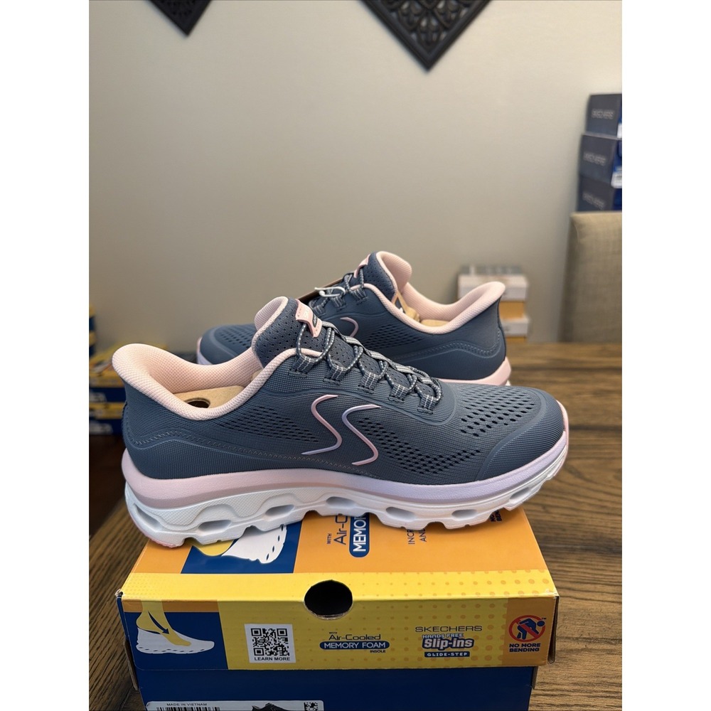 Women Skechers Slate Slip Ins Wide Fit Glide Step Memory Foam Sport Size 8 …F1 - Picture 5 of 6